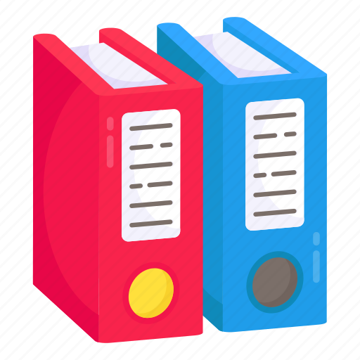 Books, files, folders, binders, document icon - Download on Iconfinder