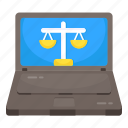 online justice, equity, fairness, law, justice scale