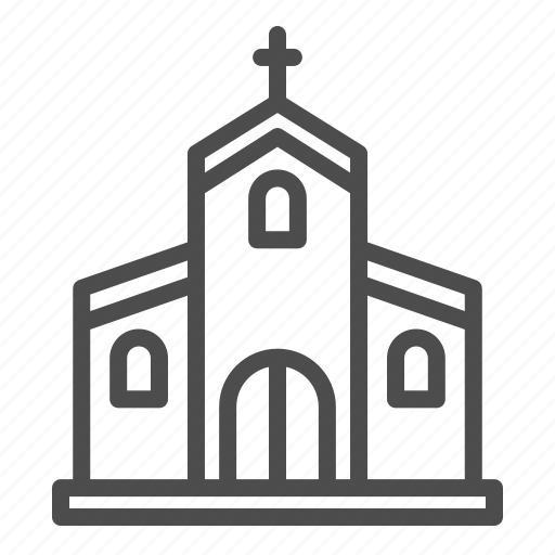 Church, religion, catholic, building, cross icon - Download on Iconfinder