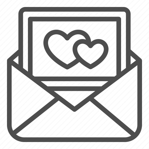 Invitation, mail, wedding, letter, heart, love icon - Download on Iconfinder