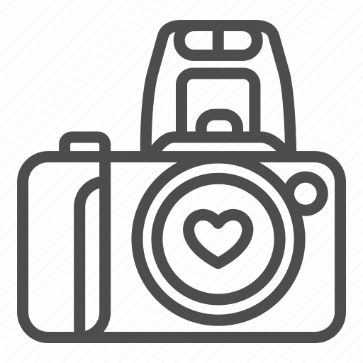 Camera, photo, photography, heart, lens icon - Download on Iconfinder