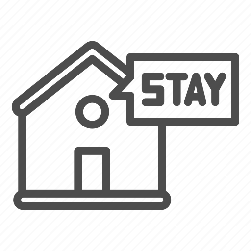 Stay, home, house, roof, popup, window icon - Download on Iconfinder