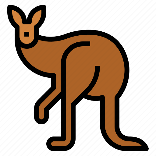 Kangaroo, animal, mammal, macropus, marsupial icon - Download on Iconfinder