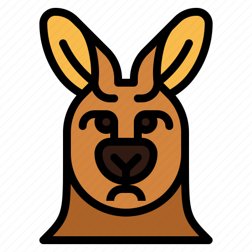 Kangaroo, sad, animal, mammal, head icon - Download on Iconfinder