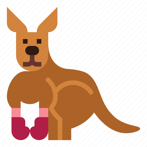 Kangaroo, boxing, animal, mammal, macropus icon - Download on Iconfinder