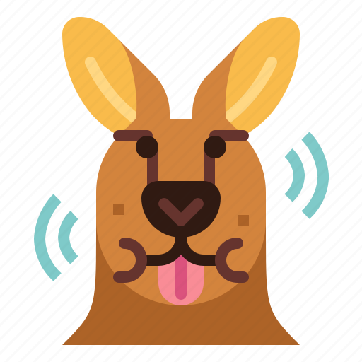 Kangaroo, eat, animal, mammal, head icon - Download on Iconfinder