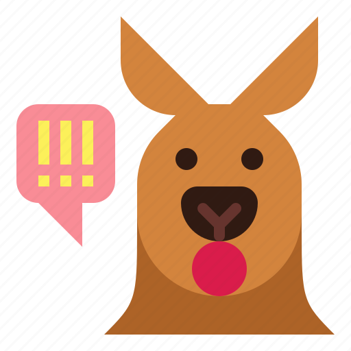 Kangaroo, shocked, animal, mammal, head icon - Download on Iconfinder