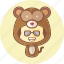 animal, avatar, costume, cute, kawai, monkey 