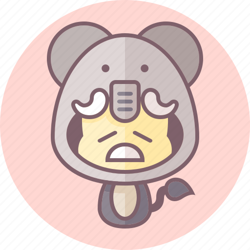 Animal, avatar, costume, cute, elephant, profile icon - Download on Iconfinder