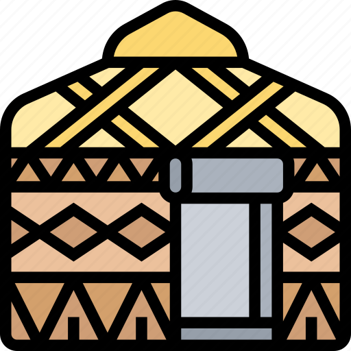 Yurt, camp, tent, nomad, living icon - Download on Iconfinder
