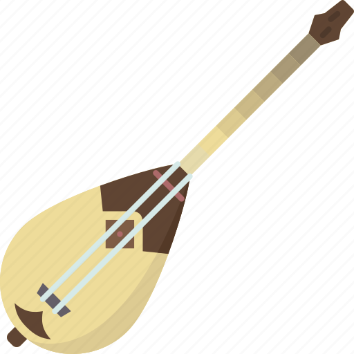 Dombra, musical, instrument, traditional, folk icon - Download on Iconfinder