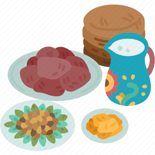 Food, meal, restaurant, traditional, kazakh icon - Download on Iconfinder