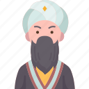 kazakh, ethnic, man, elder, traditional