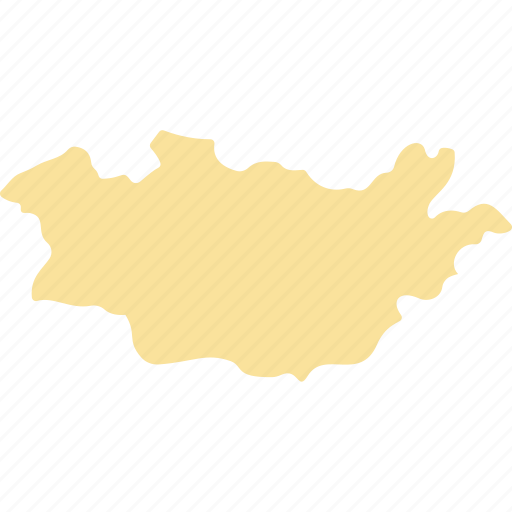 Mongolia, map, country, geography, nation icon - Download on Iconfinder