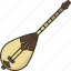 dombra, musical, instrument, traditional, folk 