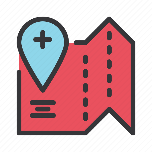 Medicine, health, doctor, hospital, pharmacy, map icon - Download on Iconfinder