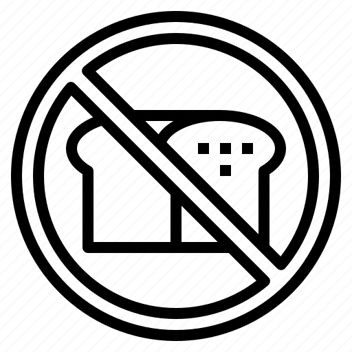 Banned, bread, forbidden, no, prohibited icon - Download on Iconfinder