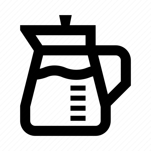 Coffee, pot, jug, tea, glass icon - Download on Iconfinder