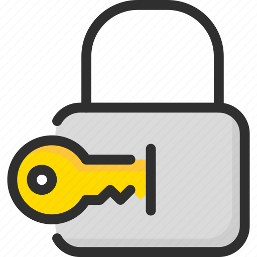 Insert, key, lock, open, padlock, security icon - Download on Iconfinder