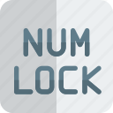 number, lock