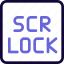 screen, lock