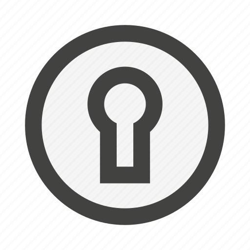 Keyhole, lock, password, protection, secure, security icon - Download on Iconfinder