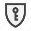 key, lock, protection, safety, secure, security, shield 
