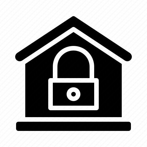 Padlock, protection, secure, house, home icon - Download on Iconfinder