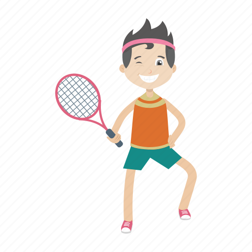 Boy, character, sport, tennis icon - Download on Iconfinder
