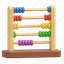 wooden, abacus, math, kids, toys, illustration 