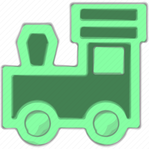 Kids toy, locomotive, playng, train icon - Download on Iconfinder