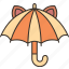 umbrella, rain, weather, protective, accessory 