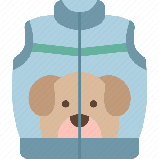 Vest, clothes, puffer, zipper, warm icon - Download on Iconfinder