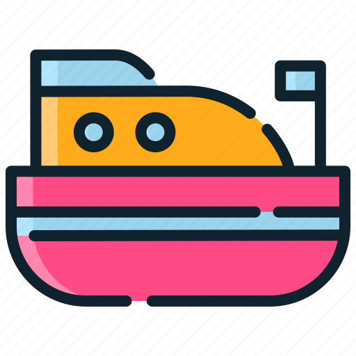 Boat, kids, ship, toys, transportation icon - Download on Iconfinder