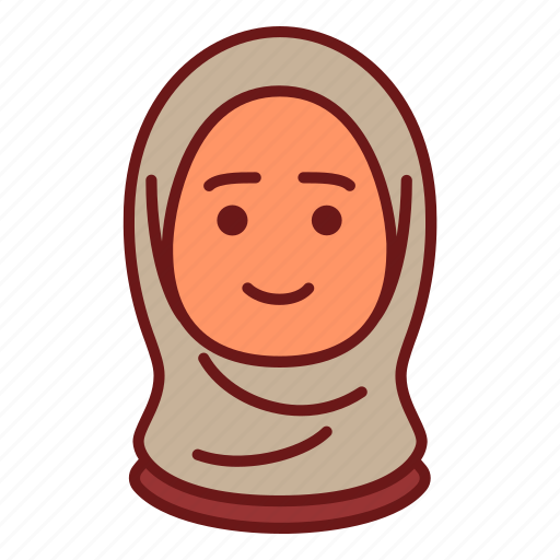 Kids, avatar, cartoon, character, cute, girl, hijab icon - Download on Iconfinder
