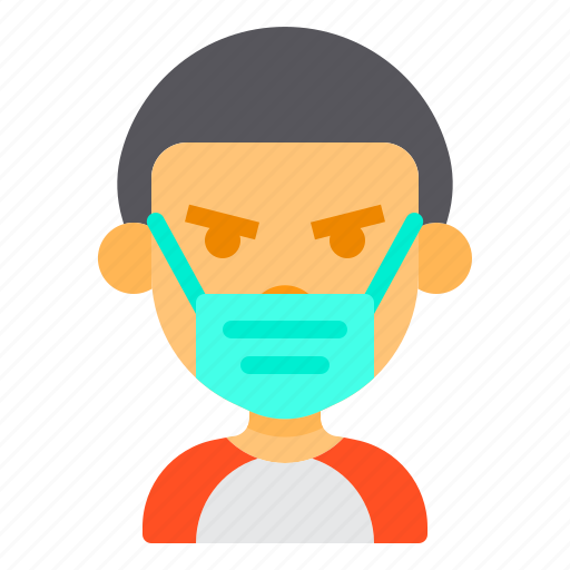 Boy, young, child, angry, avatar icon - Download on Iconfinder