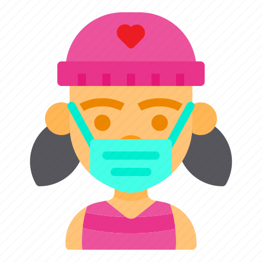 Girl, cute, people, woman, avatar icon - Download on Iconfinder