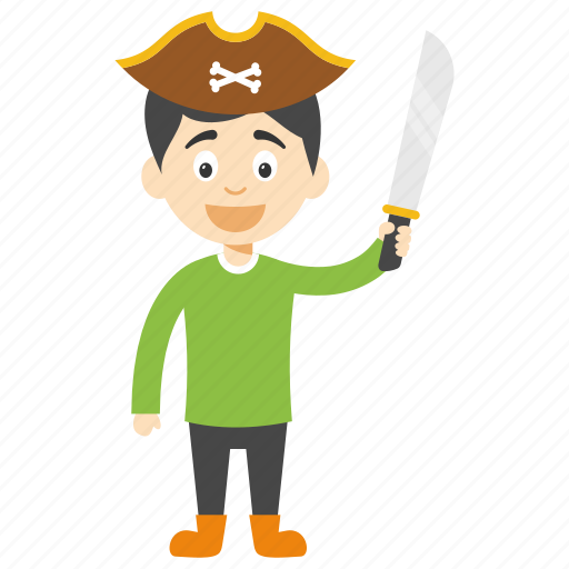 Cartoon pirate boy, funny pirate, kids cartoon character, pirate kid, pirate kid cartoon icon - Download on Iconfinder