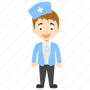 cartoon nurse, cartoon nurse character, cartoon nurse wearing mask, little cartoon nurse, male nurse