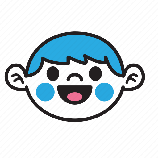 Cute, emotion, expression, face, feeling, kid icon - Download on Iconfinder