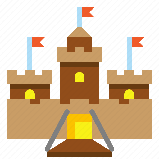 Castle, childhood, kingdom, tower, toy icon - Download on Iconfinder