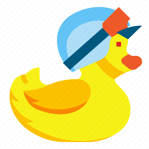 Children, duck, duckling, rubber, toy, toys, yellow icon - Download on Iconfinder