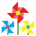 child, colorful, pinwheel, toy, wind, windmill, windy