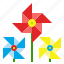 child, colorful, pinwheel, toy, wind, windmill, windy 