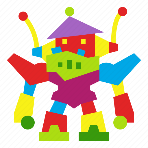 Childhood, kid, retro, robot, robotic, robotics, toy icon - Download on Iconfinder