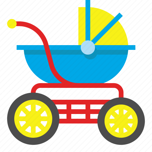 Baby, child, children, family, kid, kids, stroller icon - Download on Iconfinder