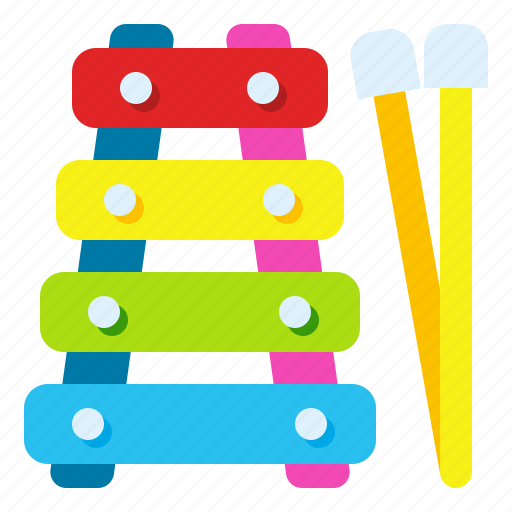 Melody, music, play, song, sound, toy, xylophone icon - Download on Iconfinder