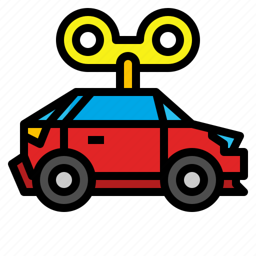Car, drive, toy, up, wind, windup icon - Download on Iconfinder