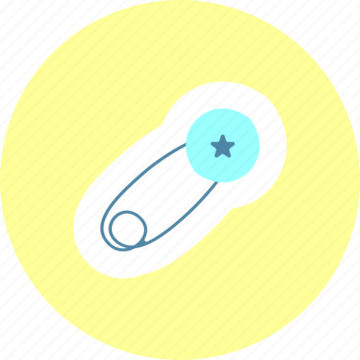 Baby pin, diaper pin, pin, safety pin icon - Download on Iconfinder