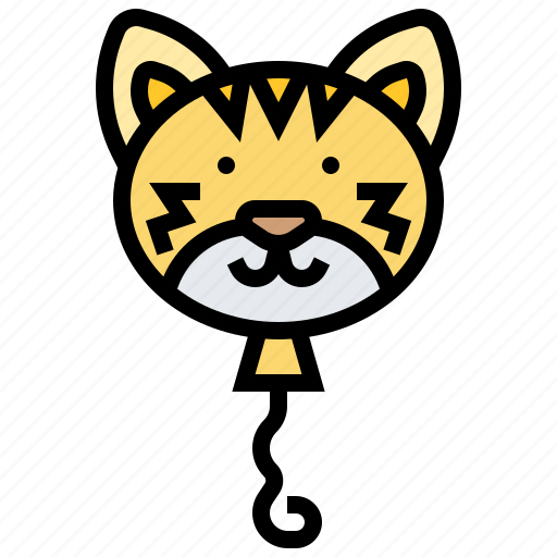 Balloon, cute, fancy, party, tiger icon - Download on Iconfinder
